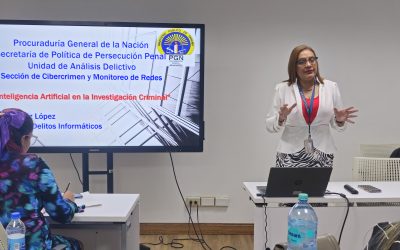 Fiscales se actualizan en materia de Inteligencia Artificial para la Investigación Penal