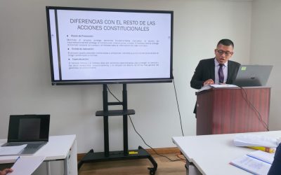 Instituto Superior realiza curso sobre la Acción de Amparo de Garantías Constitucionales