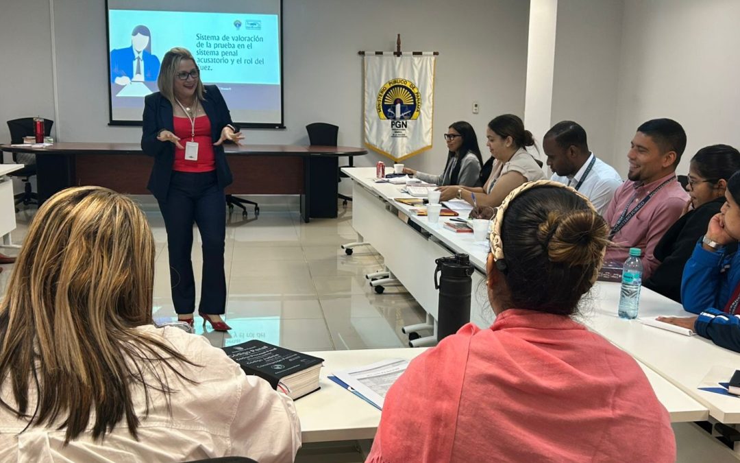 Instituto Superior de Formación del Ministerio Público capacita sobre valoración de la prueba