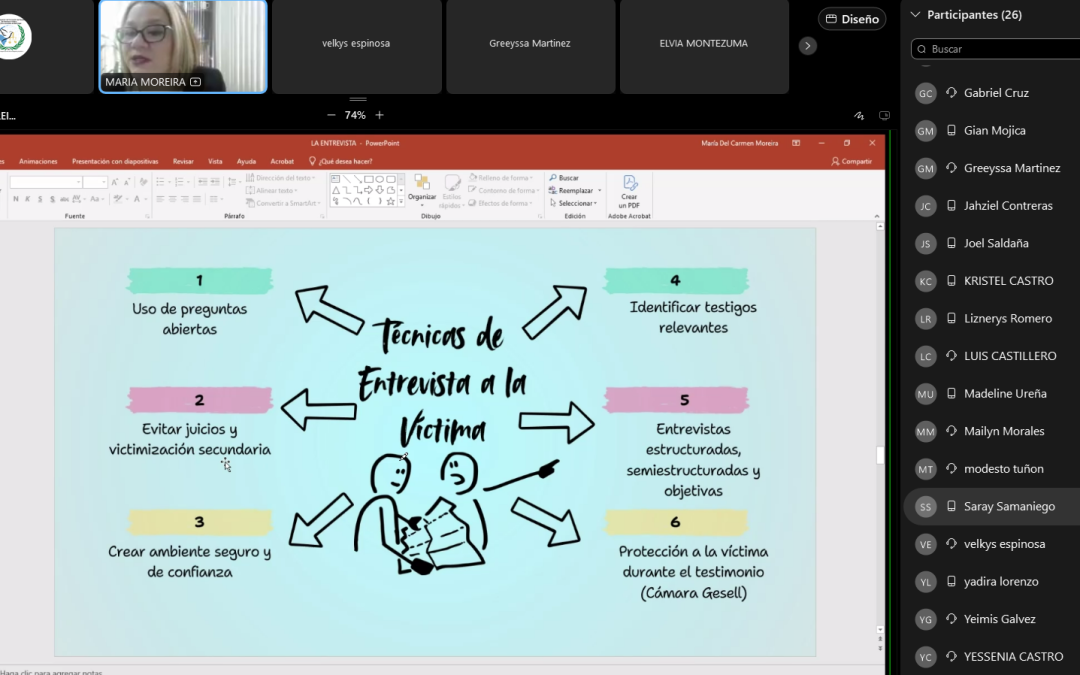Jornada Académica: Recepción de Denuncia y Técnicas de Entrevista