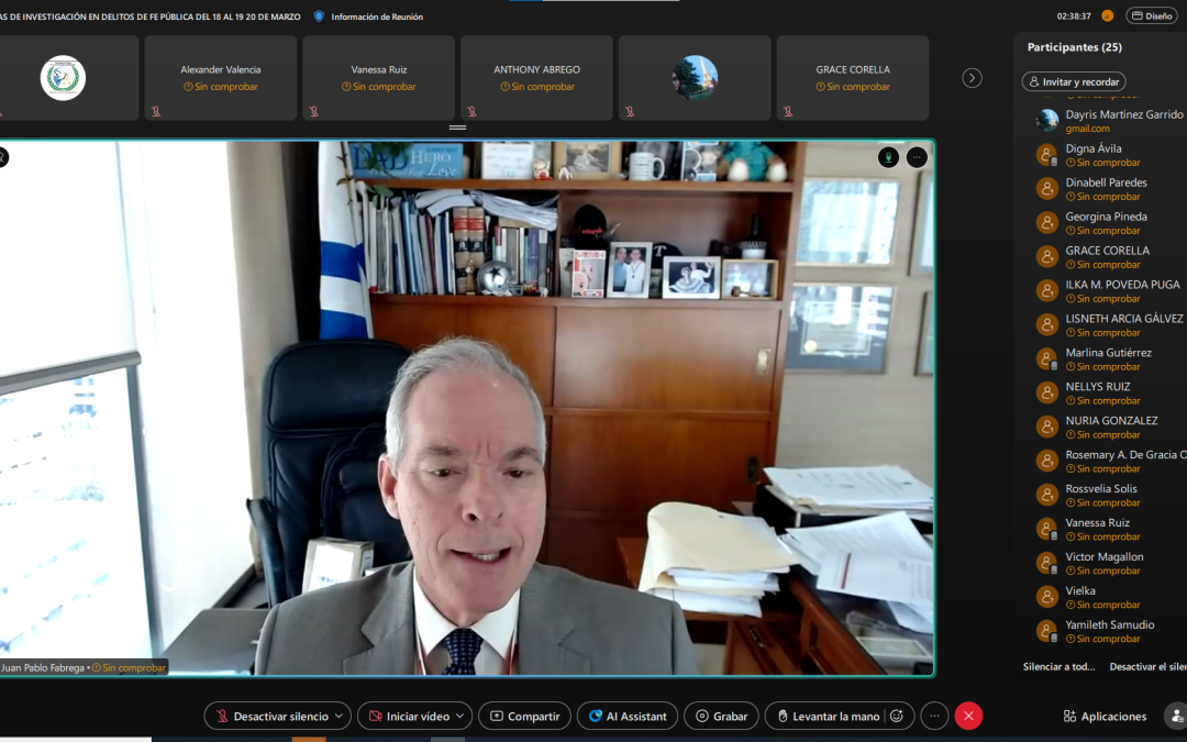 Curso virtual: Técnicas de Investigación de delitos de fe pública