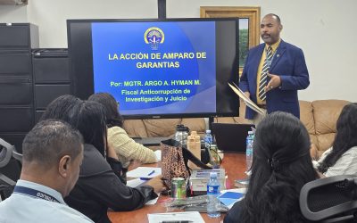 Fiscales de Drogas se capacitan en el Amparo de Garantías Constitucionales