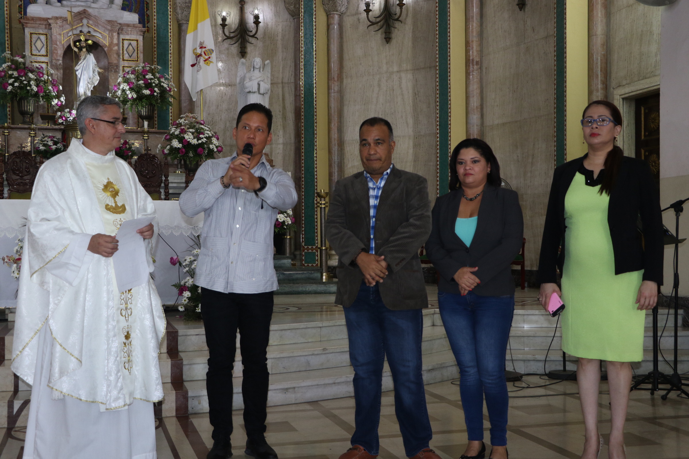 Autoridades del MP participan de actividades del aniversario del corregimiento de Calidonia