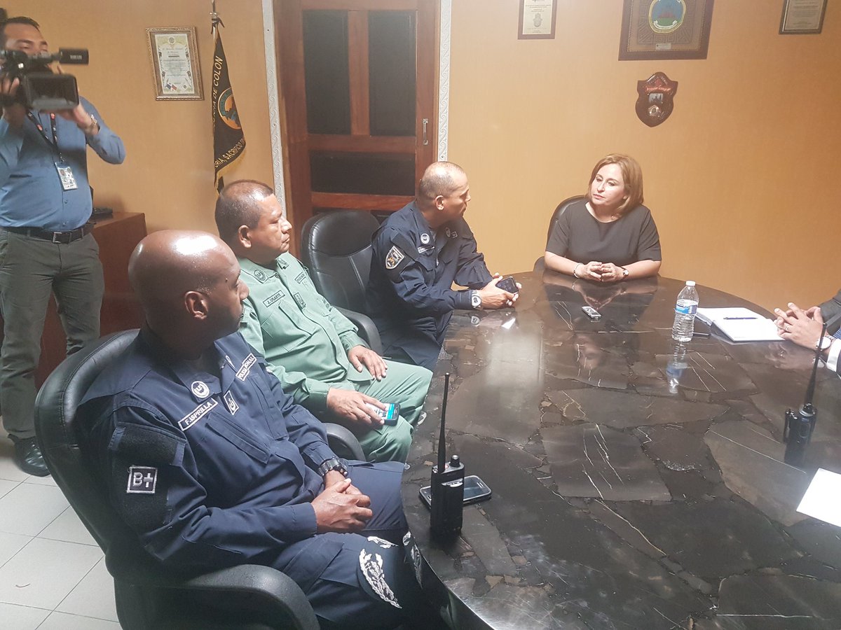 Procuradora se reunió con el jefe de la Zona Policial en Colón