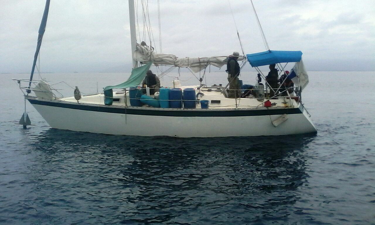 700 paquetes droga son decomisados en un velero localizado en Isla Mono, Guna Yala