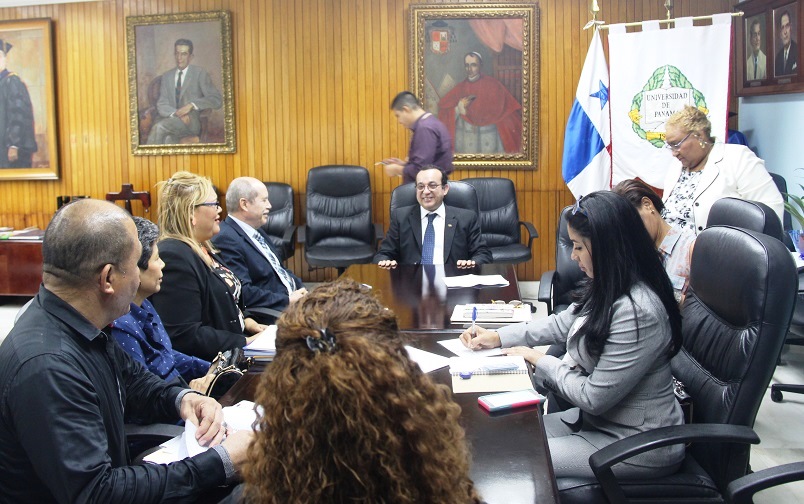 CONAPRED se reunió con el Rector de la Universidad de Panamá y el Representante de la OEA