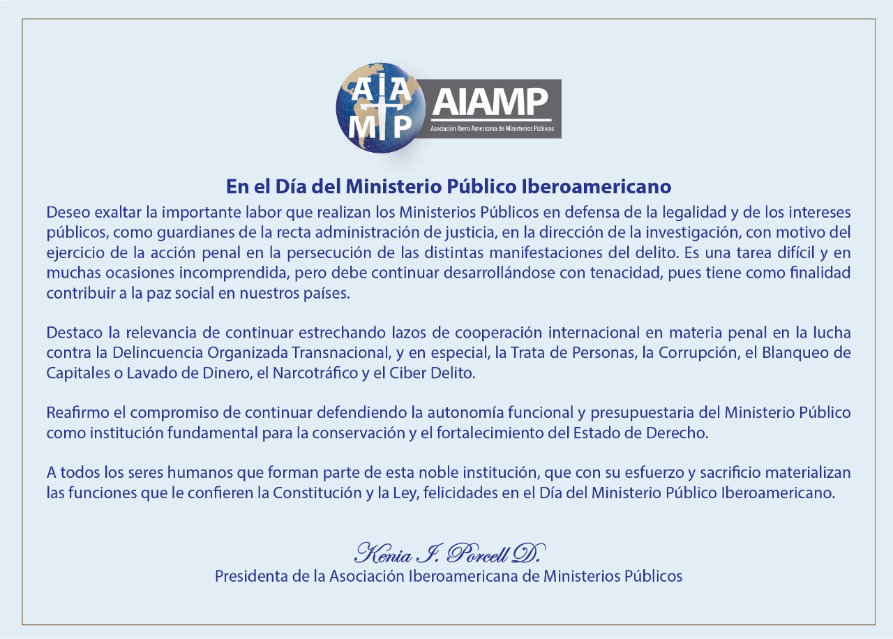 En el Día del Ministerio Público Iberoamericano