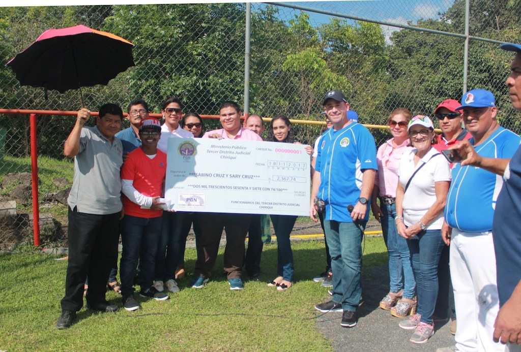 En Veraguas, funcionarios del Ministerio Público realizan convivio deportivo de apoyo a los hermanitos Cruz