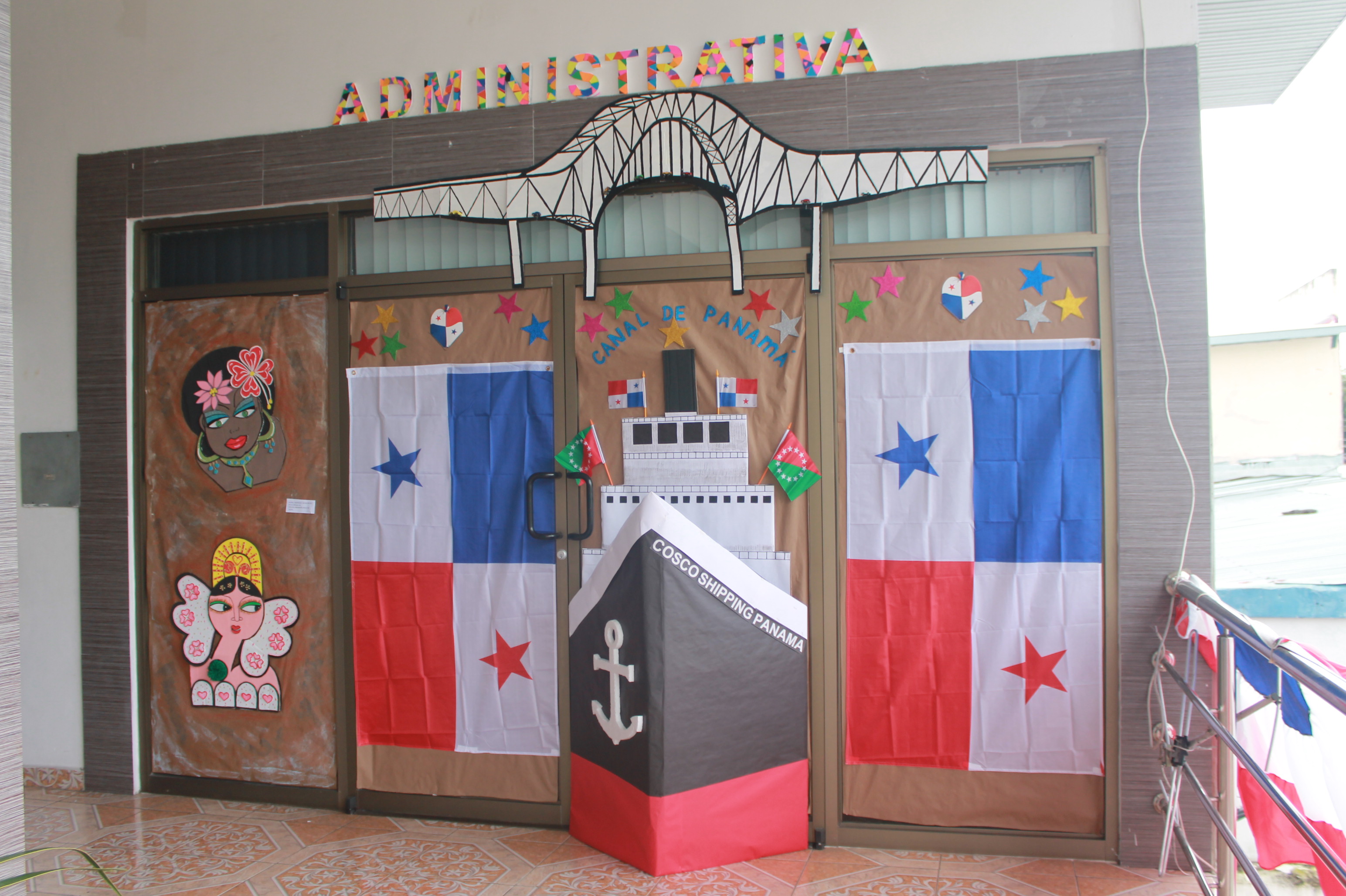 La Coordinación Regional de Recursos Humanos de Chiriquí conmemora por todo lo alto las festividades patrias,  con el concurso de decoración de puertas