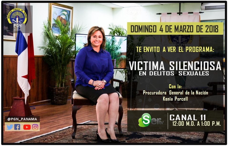 Programa especial «Víctima Silenciosa en Delitos Sexuales» este domingo 4 de marzo por SERTV