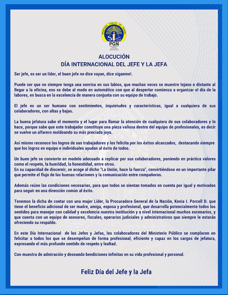 Día Internacional del Jefe y la Jefa