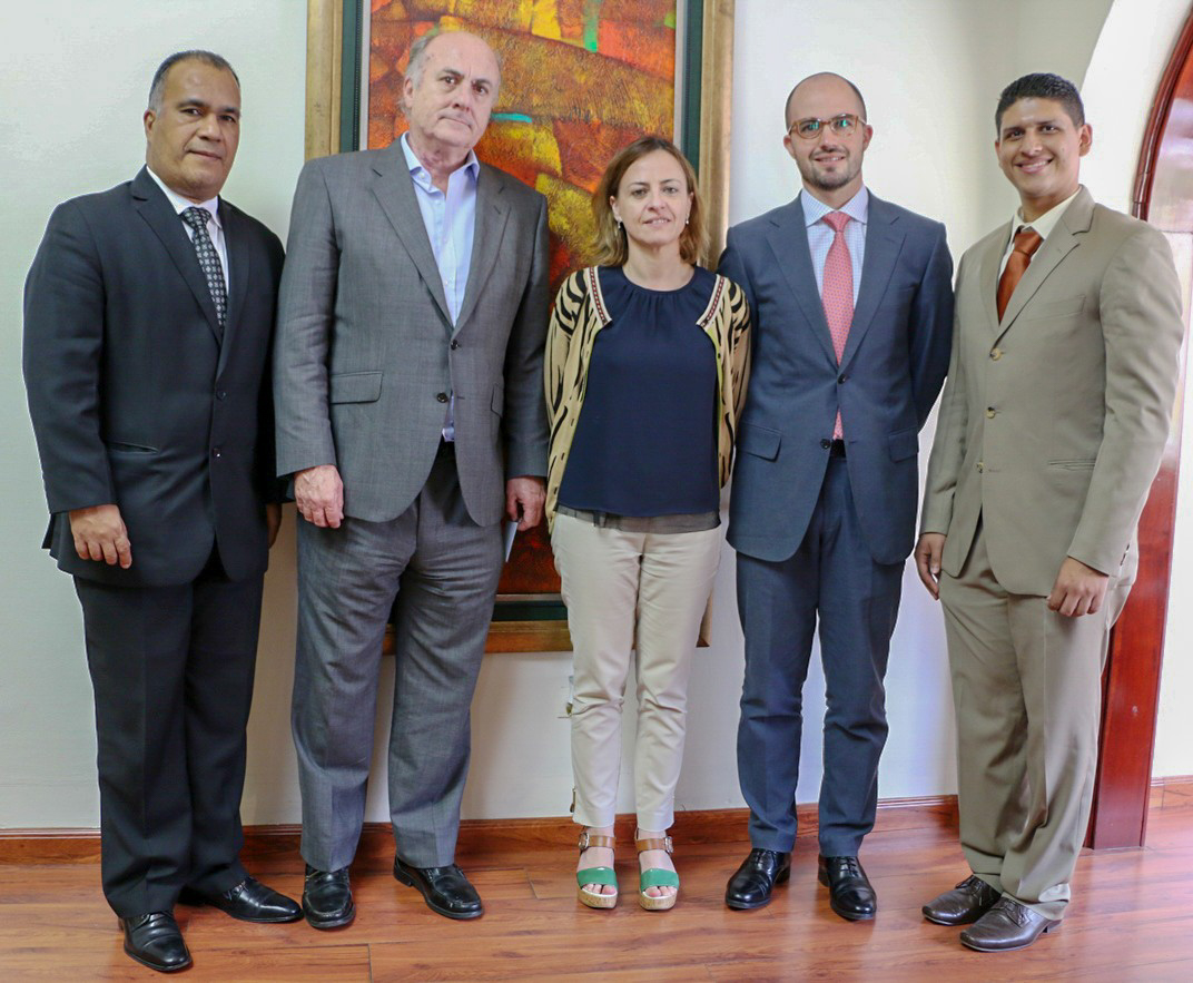 Delegación española visita el MP en diligencia de cooperación internacional