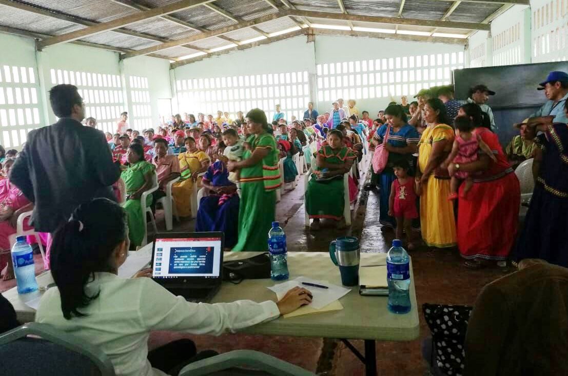 Ministerio Público realiza sensibilización a padres y madres de familia de la comunidad de Soloy