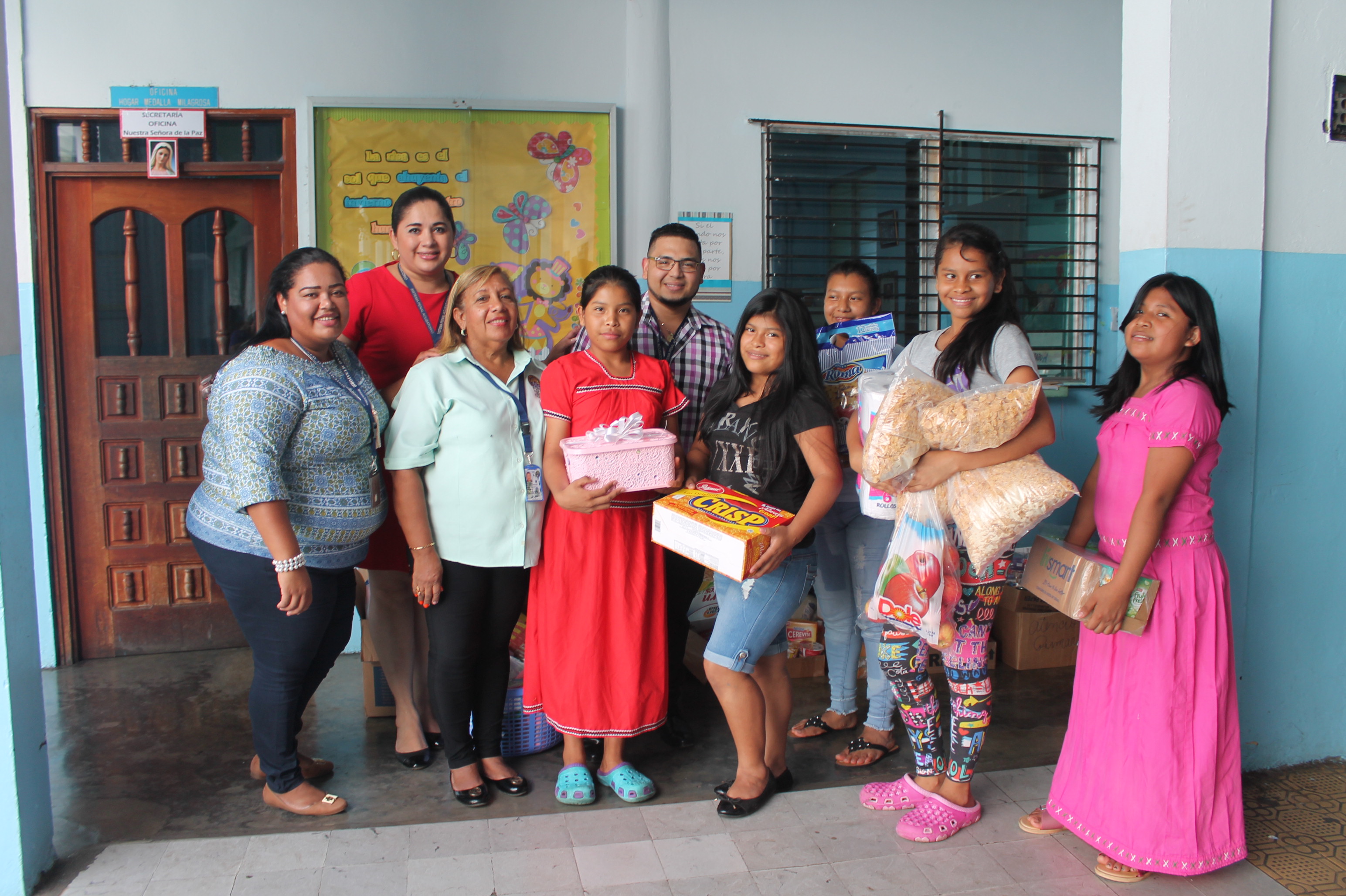 Donación de alimentos en Chiriquí