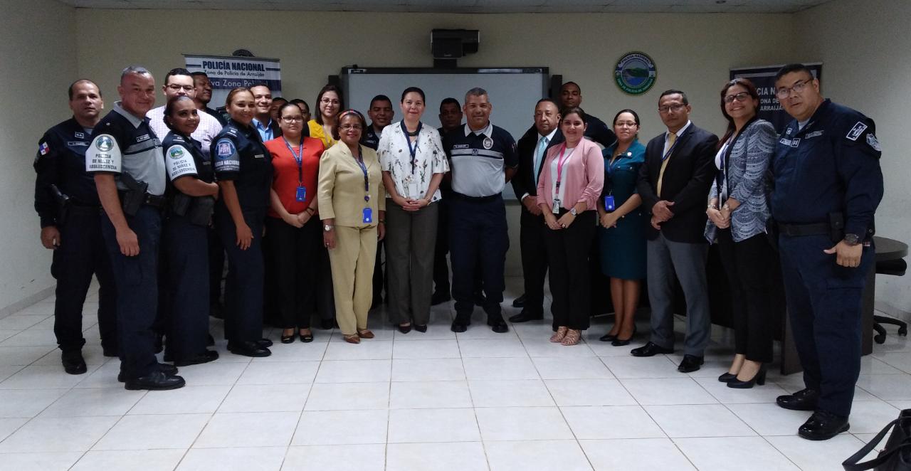 Ministerio Público y Policía Nacional en reunión de trabajo en Panamá Oeste