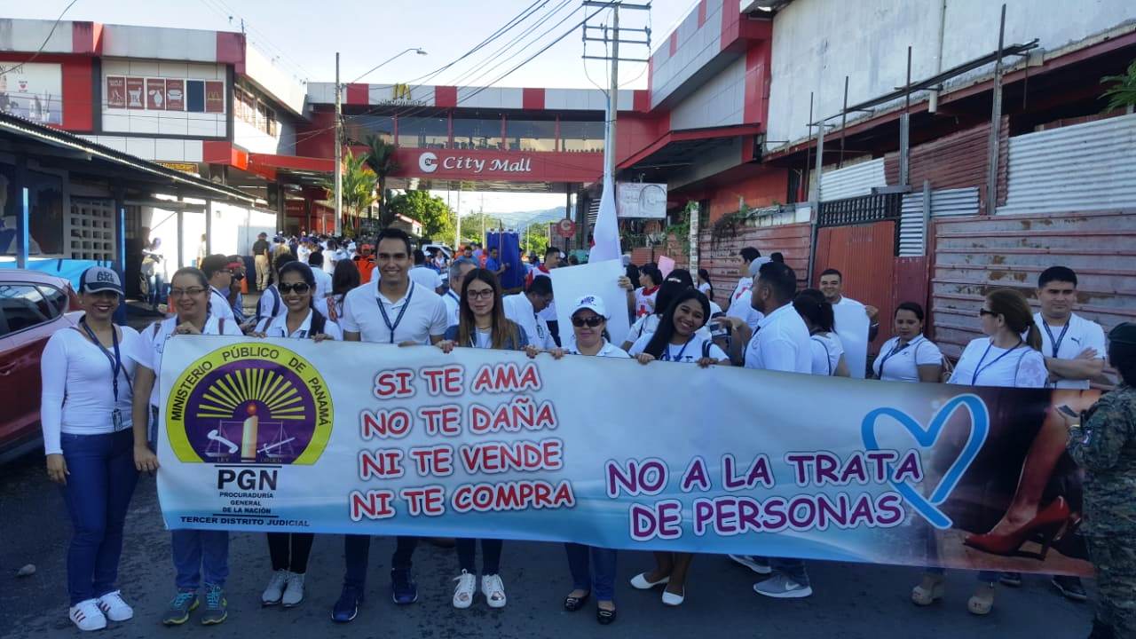 Caminata binacional “Juntos contra la trata de personas”