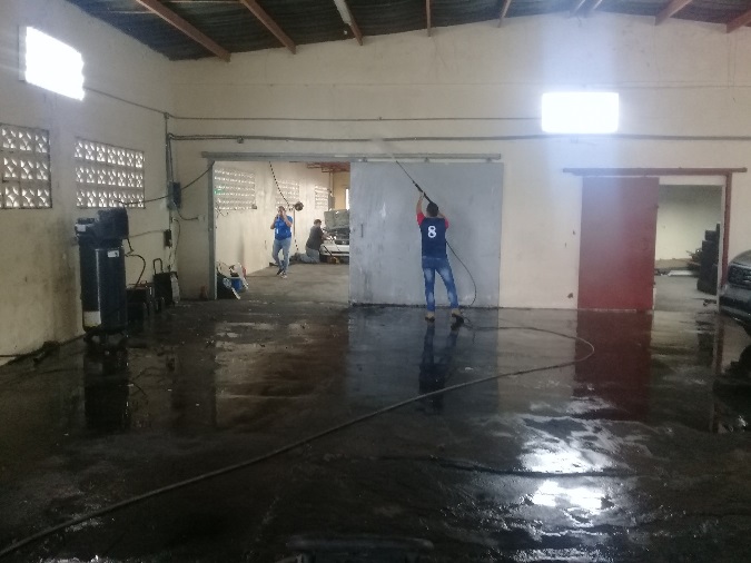 Sección de Transporte del MP realiza mejoras en el taller institucional