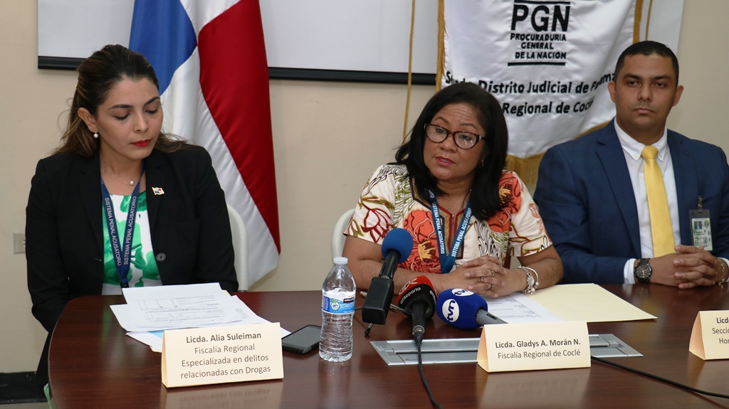 Fiscalía Regional de Coclé presenta cifras de delitos de 2018