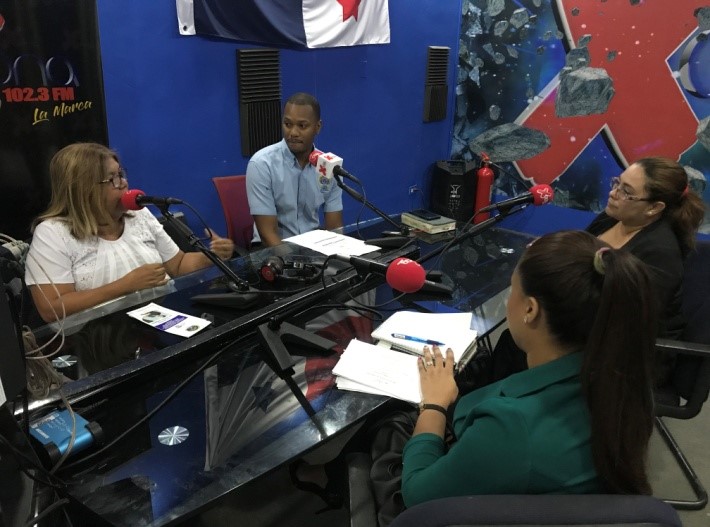 MP previene a la ciudadanía de Colón acerca de hechos delictivos en programa de radio
