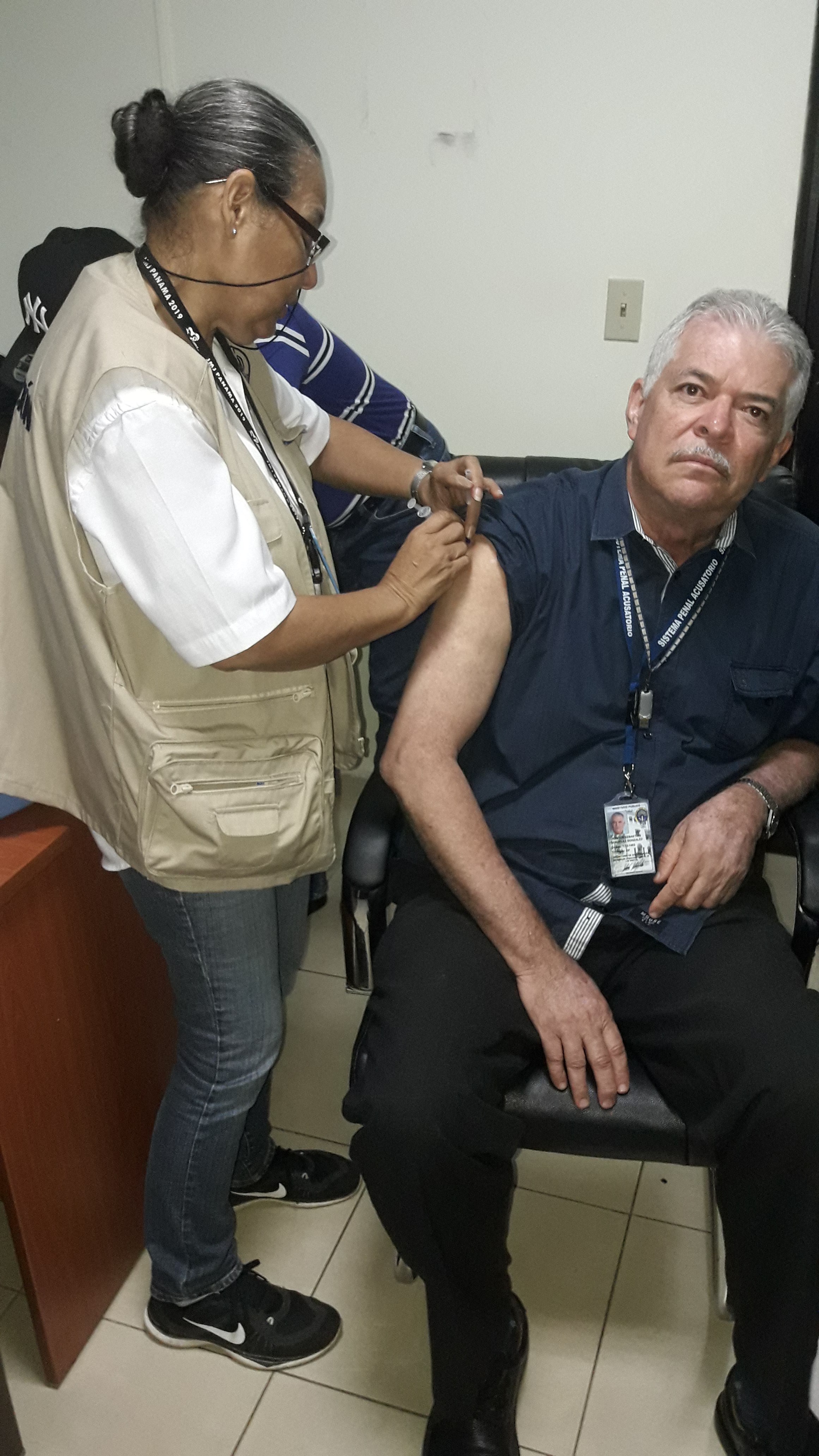 Jornada de vacunación en Los Santos