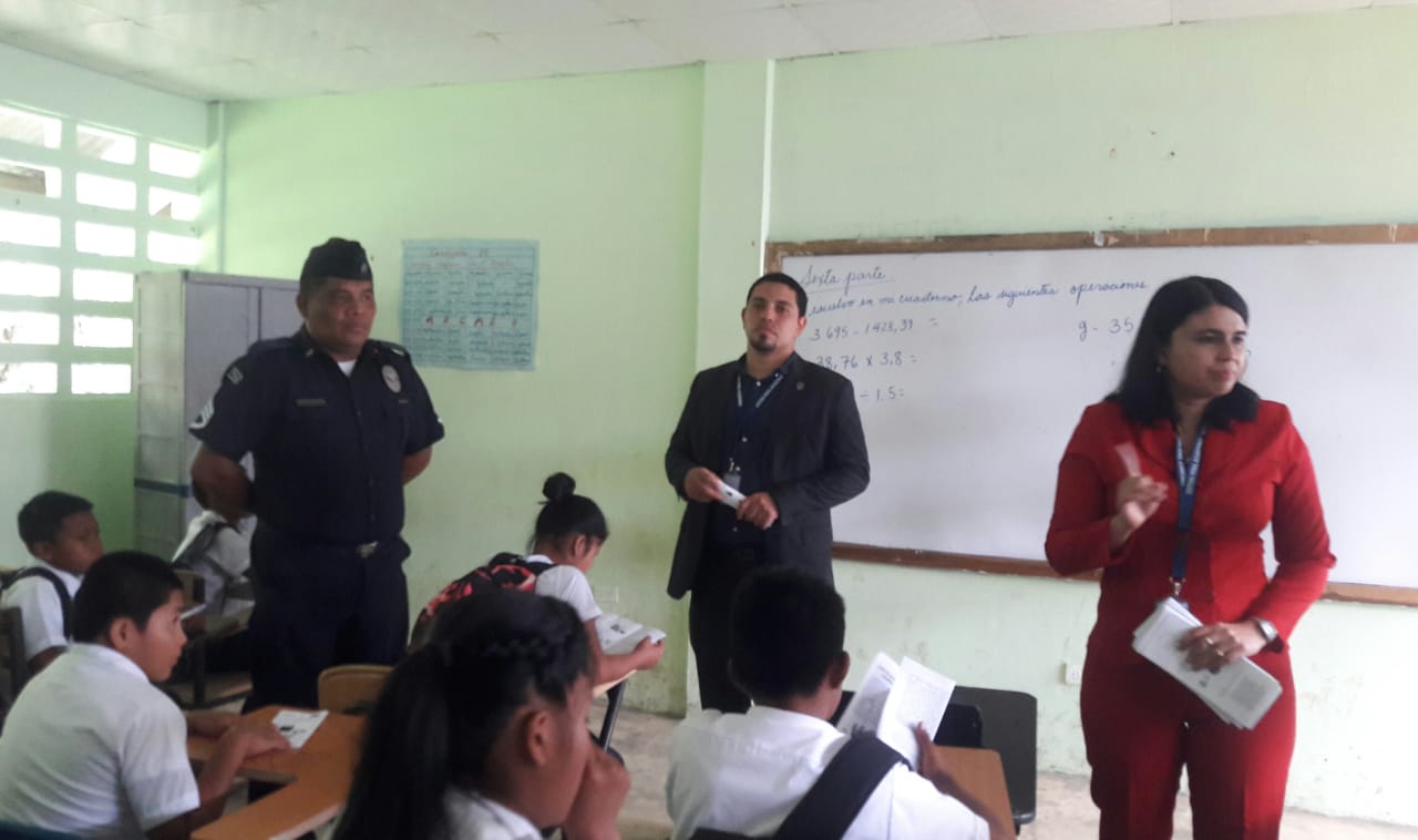 En Centro Educativo Valle Riscó, realizan jornada de sensibilización