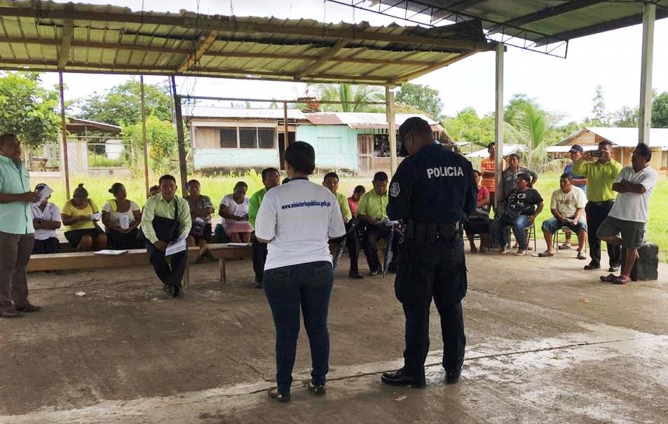 Ministerio Público, realiza sensibilización a residentes en la comunidad de Bisira
