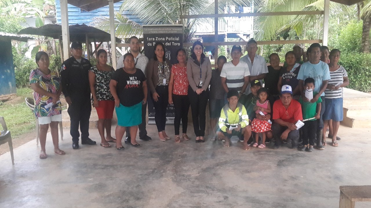 Ministerio Público lleva inducción a comunidad Naso Teribe en Bocas del Toro