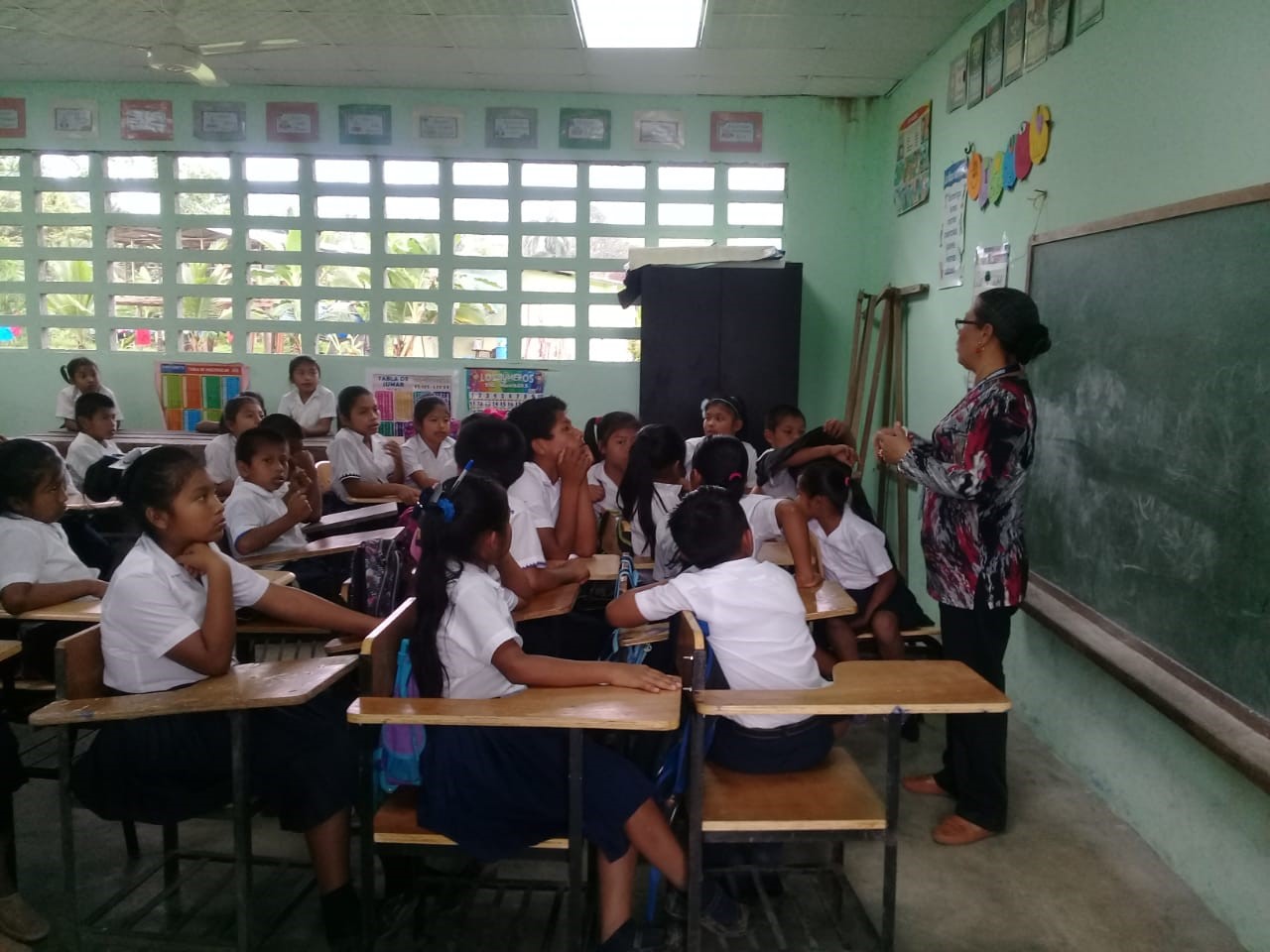 UPAVIT capacita a estudiantes de la escuela el Higo de Cañazas, en el corregimiento de Jirondai en Bocas del Toro