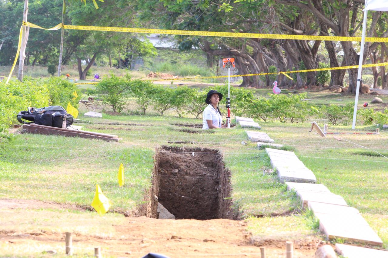 Van 21 restos óseos encontrados en diligencia de exhumación