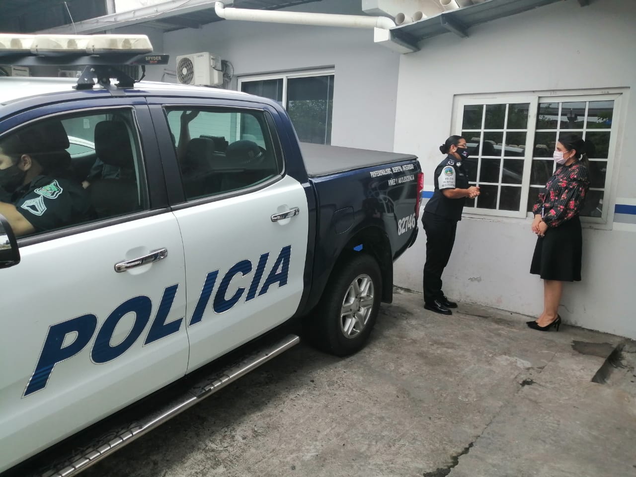 Conapredes realiza visita técnica en la Policía de Niñez y Adolescencia