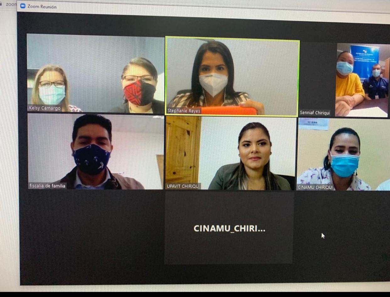 OISPA realiza reunión virtual con instituciones en Chiriquí