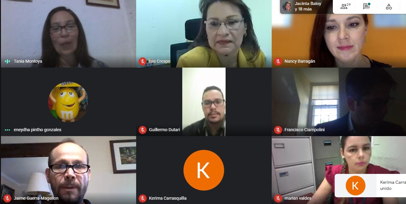 Colaboradores del Ministerio Público participan de curso virtual de mediación a funcionarios de la institución