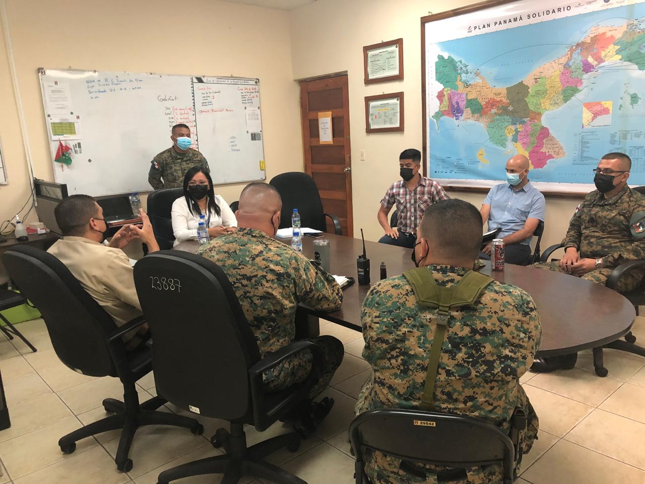 En Barú realizan reunión de coordinación con estamentos de seguridad de Panamá y Costa Rica