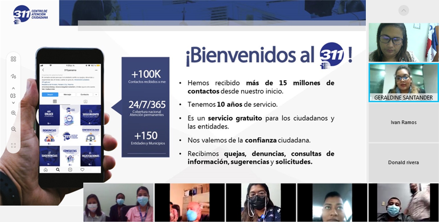 Realizan jornada de sensibilización sobre atención al público, servicios del 311 y acceso a la información