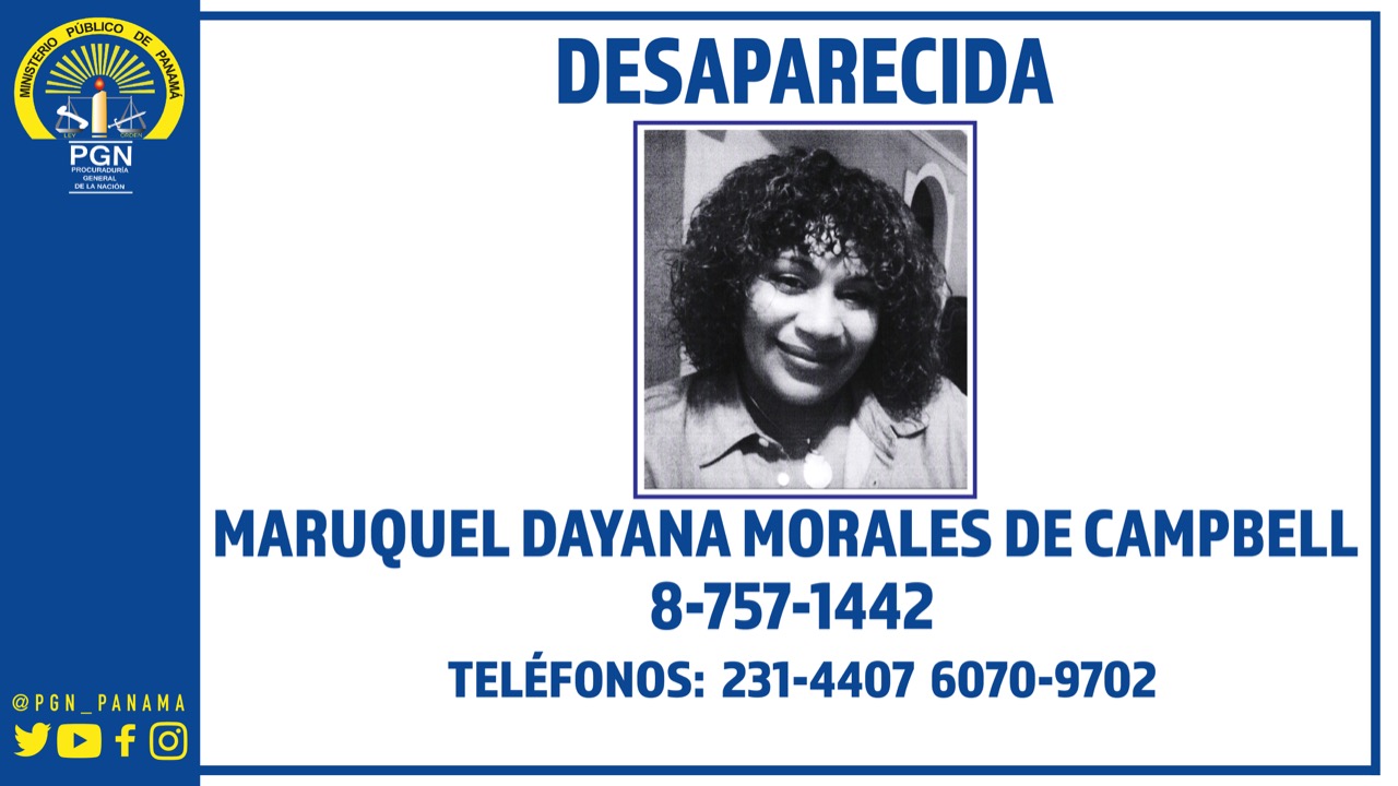 Ministerio Público solicita información de la ciudadanía para dar con el paradero de mujer desaparecida