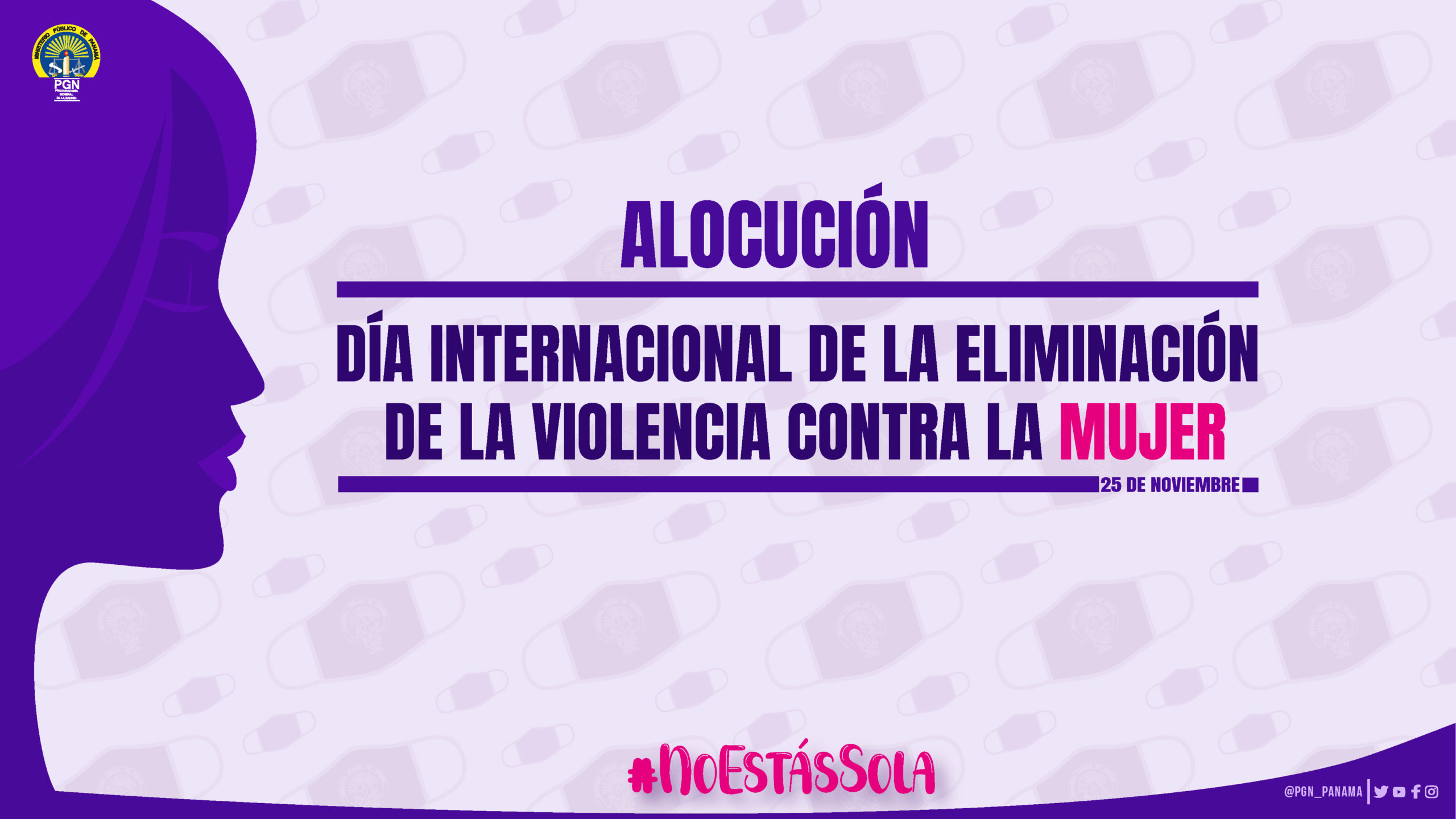 Alocución Día Internacional de la Eliminación de la Violencia contra la Mujer