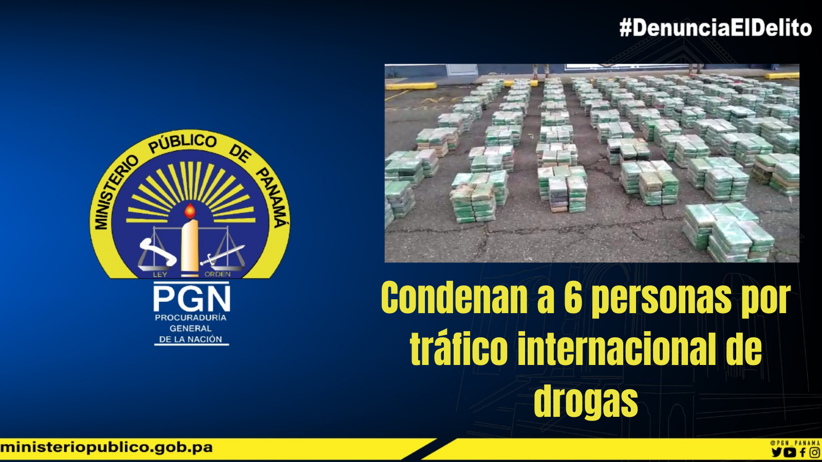 Condenan a seis colombianos por tráfico internacional de drogas