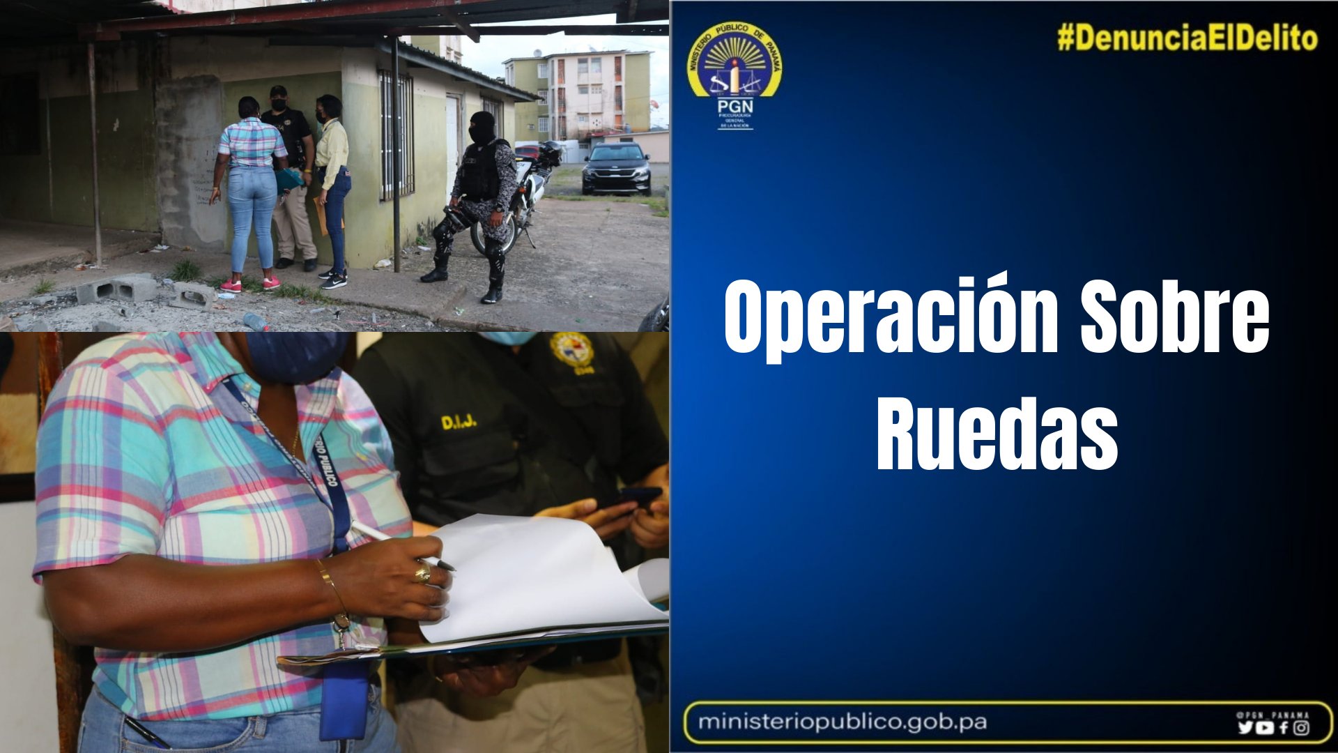 Fiscalía de Colón logra imputación de cargos por falsificación de documentos y corrupción de servidores públicos para aprehendidos en Operación “Sobre Ruedas”