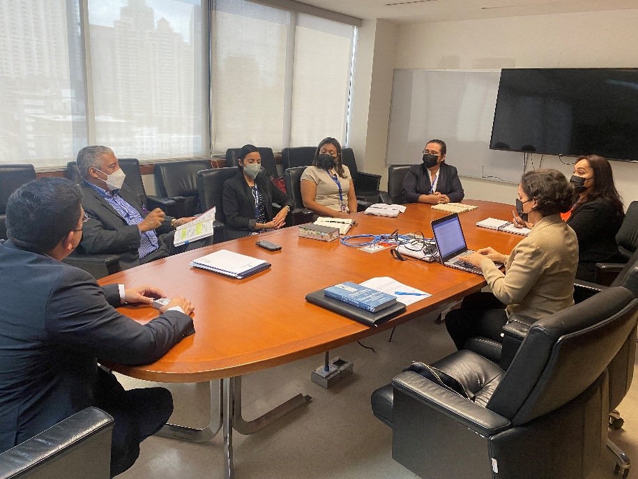 OISPA de la Procuraduría General de la Nación y la Sección de Delitos Contra la Fe Pública realizaron reunión de acercamiento con personal del Banco Nacional.