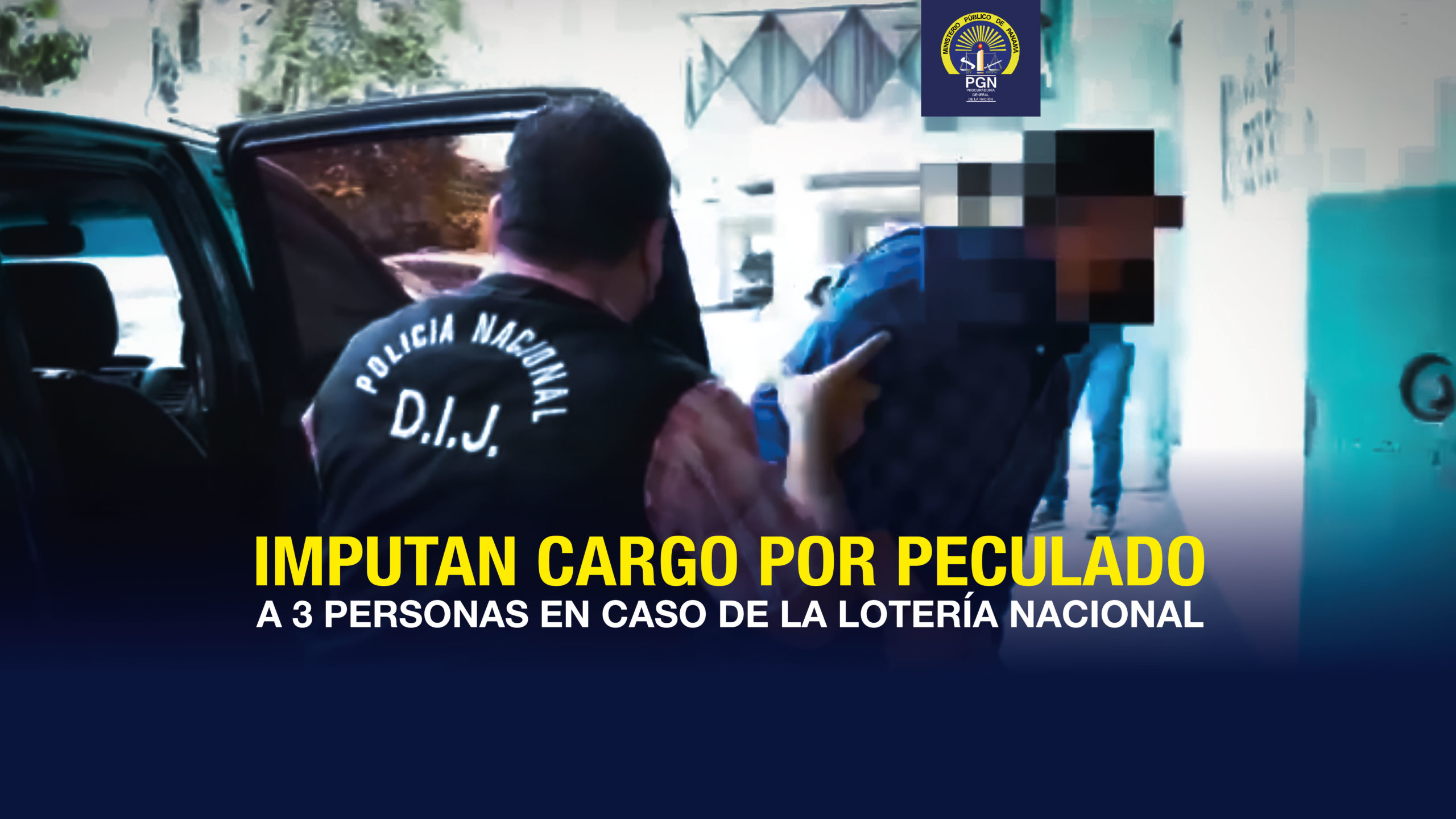 Imputan cargo por peculado a 3 personas llevadas a audiencia por caso de la Lotería Nacional