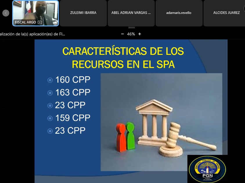 Escuela del Ministerio Público Dra. Clara González de Behringer realizó curso la Metodología de la Investigación
