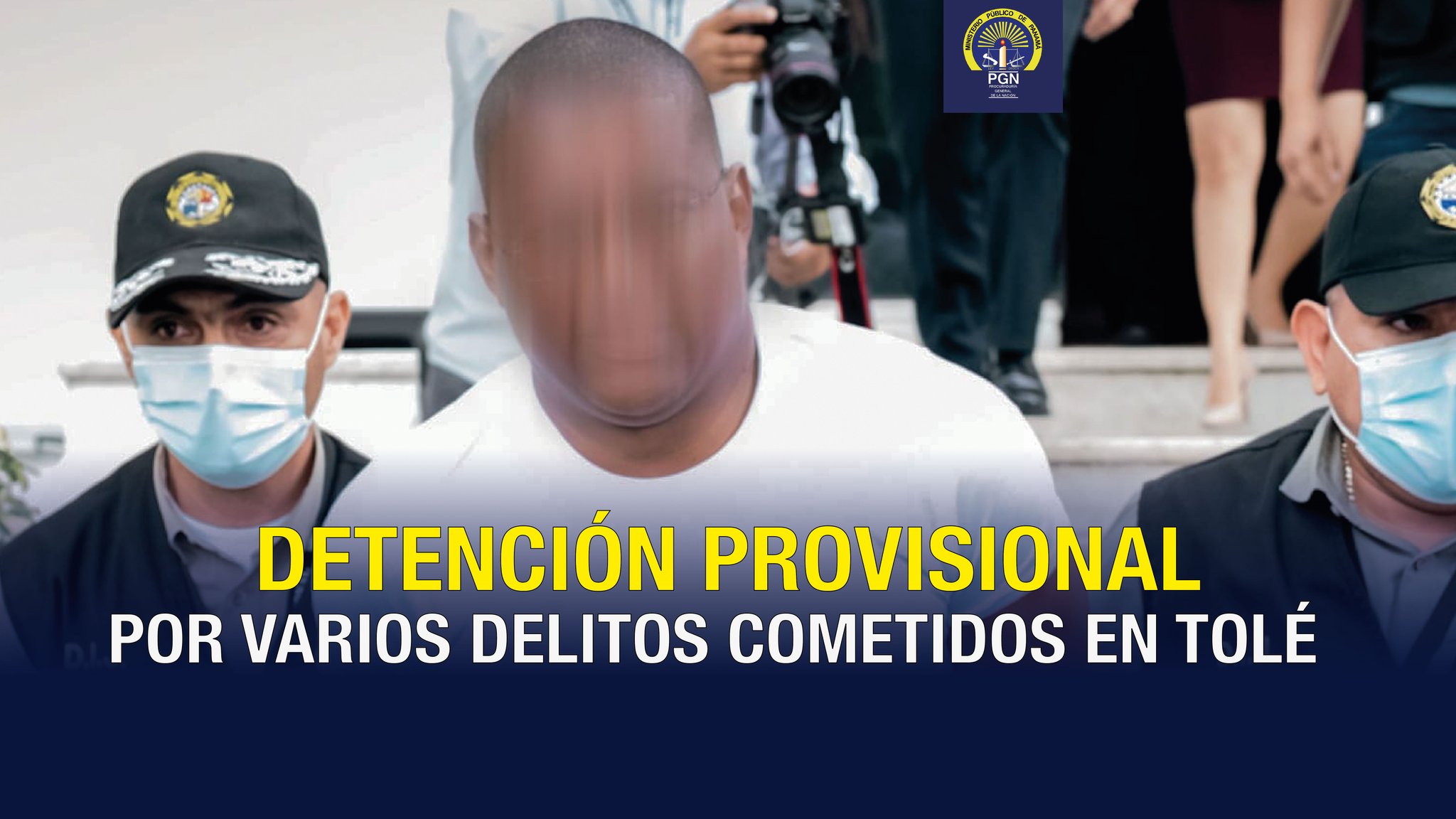 Fiscalía Regional de Chiriquí logra detención provisional de un hombre por los delitos de lesiones personales, apología del delito, extorsión y contra la libertad individual