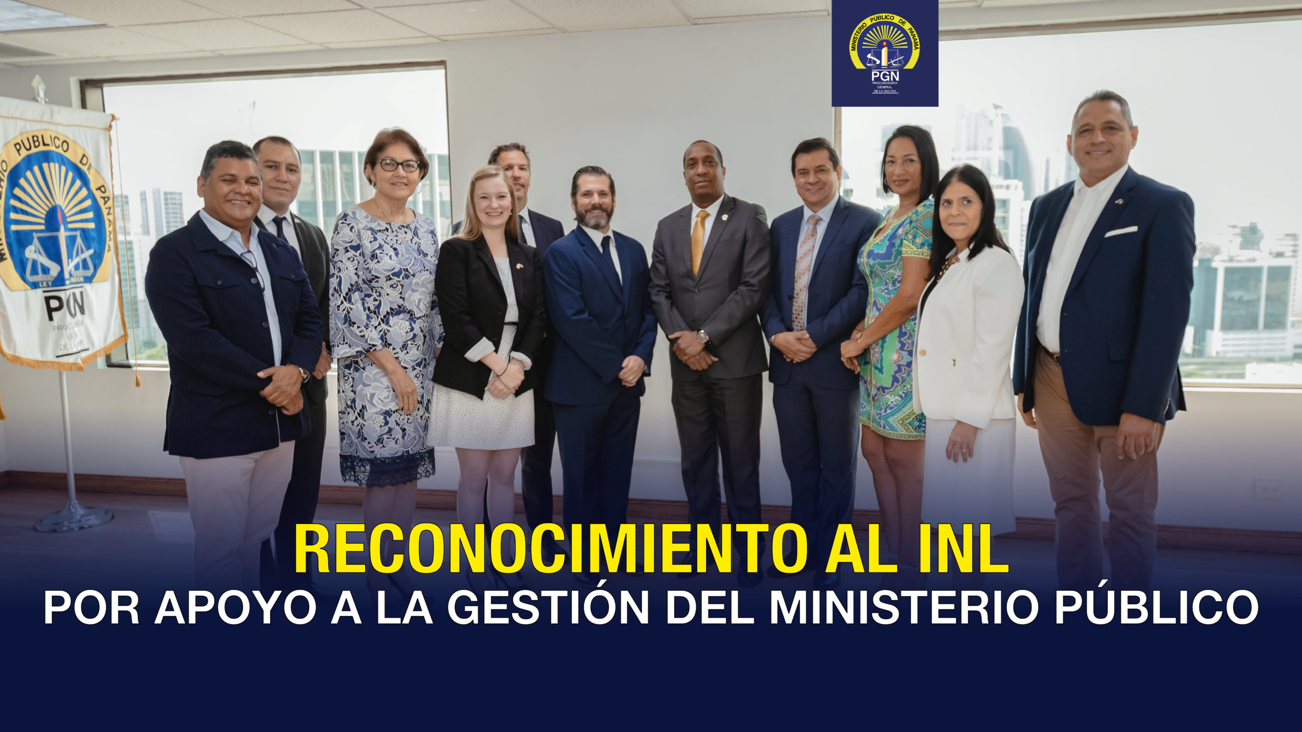 MP hace reconocimiento del apoyo incondicional de INL en Panamá