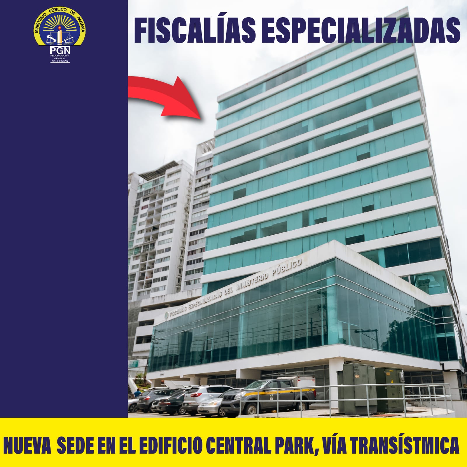 Fiscalías especializadas ubicadas en el edificio Avesa se trasladarán a nueva sede en la Vía Transístmica