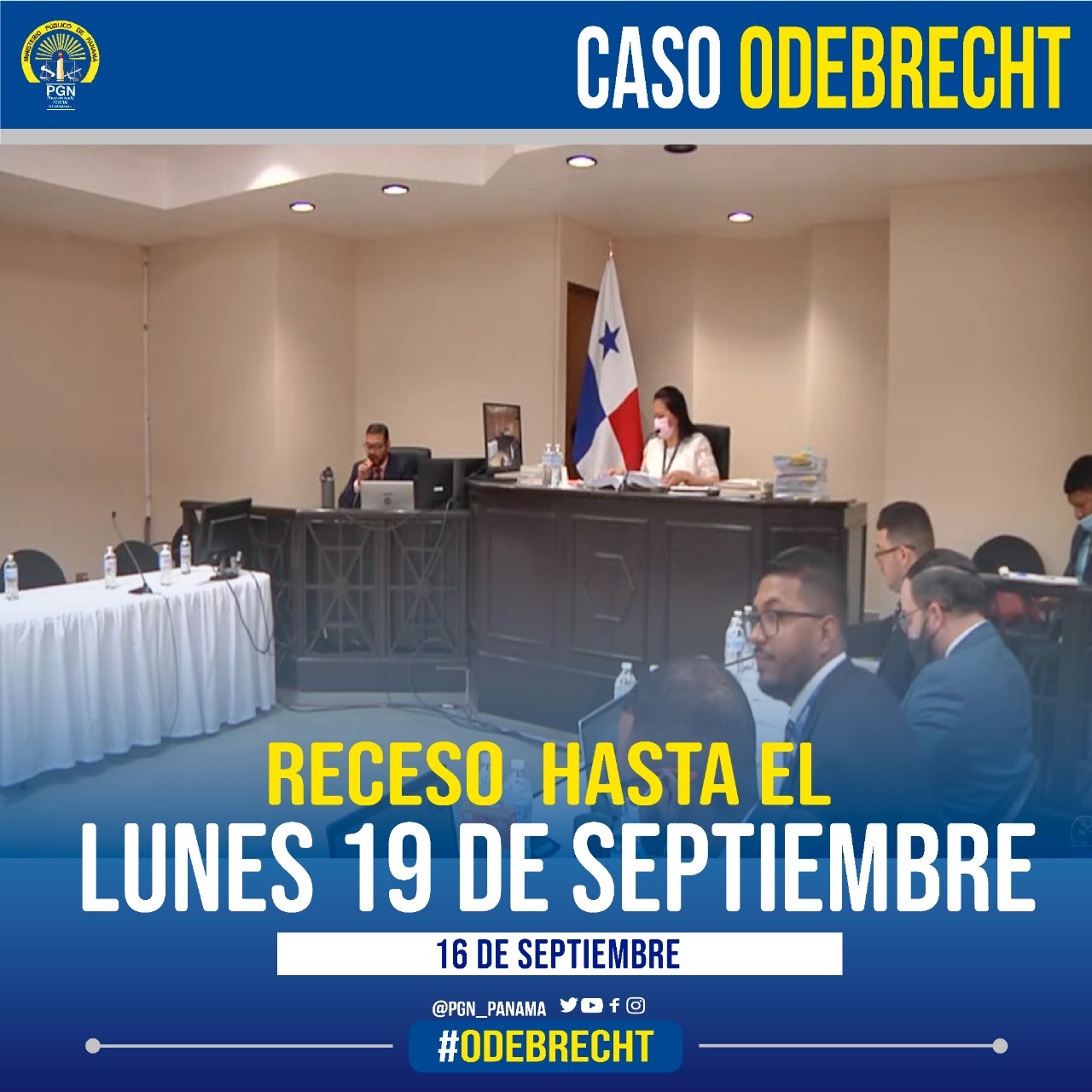 En quinto día de audiencia por caso Odebrecht, culmina lectura de Vista Fiscal