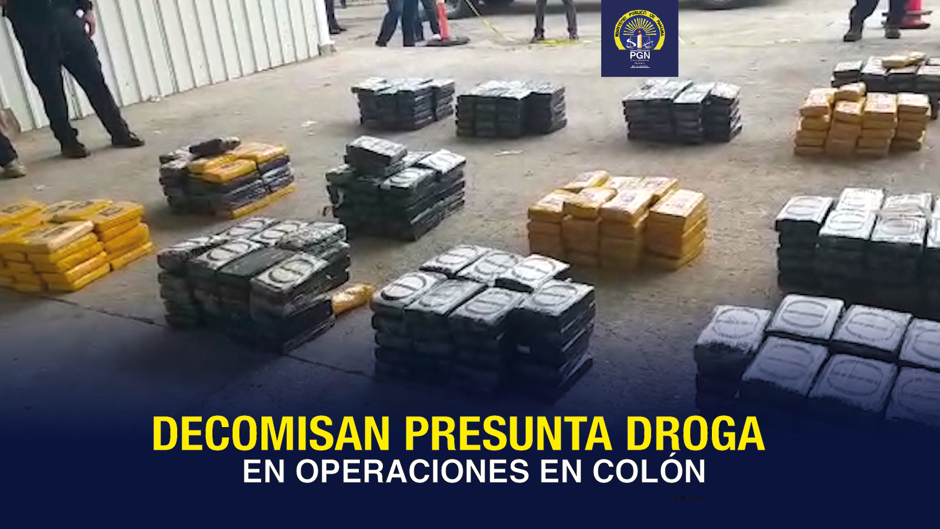 Más de 2 mil paquetes de drogas fueron incautados en la provincia de Colón