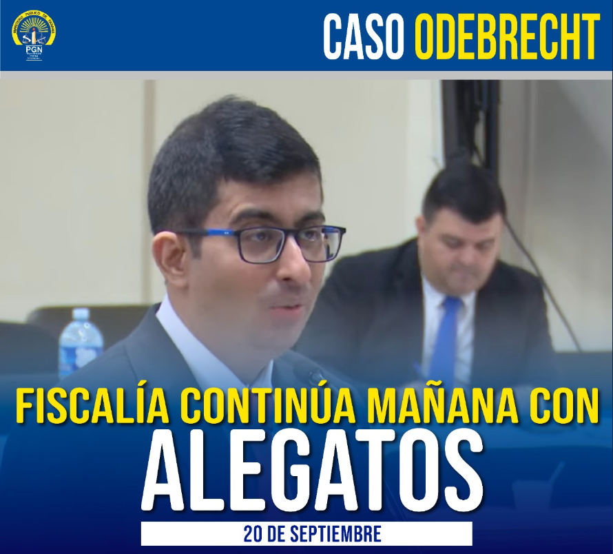 Fiscalía Especial Anticorrupción continúa alegatos en caso Odebrecht