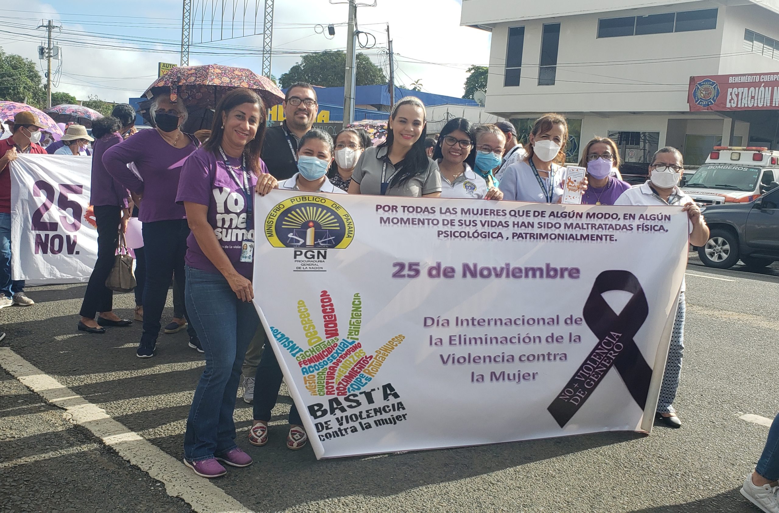 Caminata En Conmemoración Del Día Internacional De La Eliminación De La Violencia Contra La Mujer