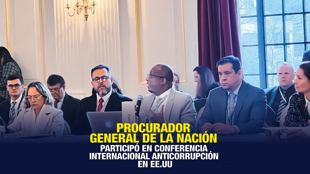 Procurador Javier Caraballo participa en Conferencia Internacional Anticorrupción