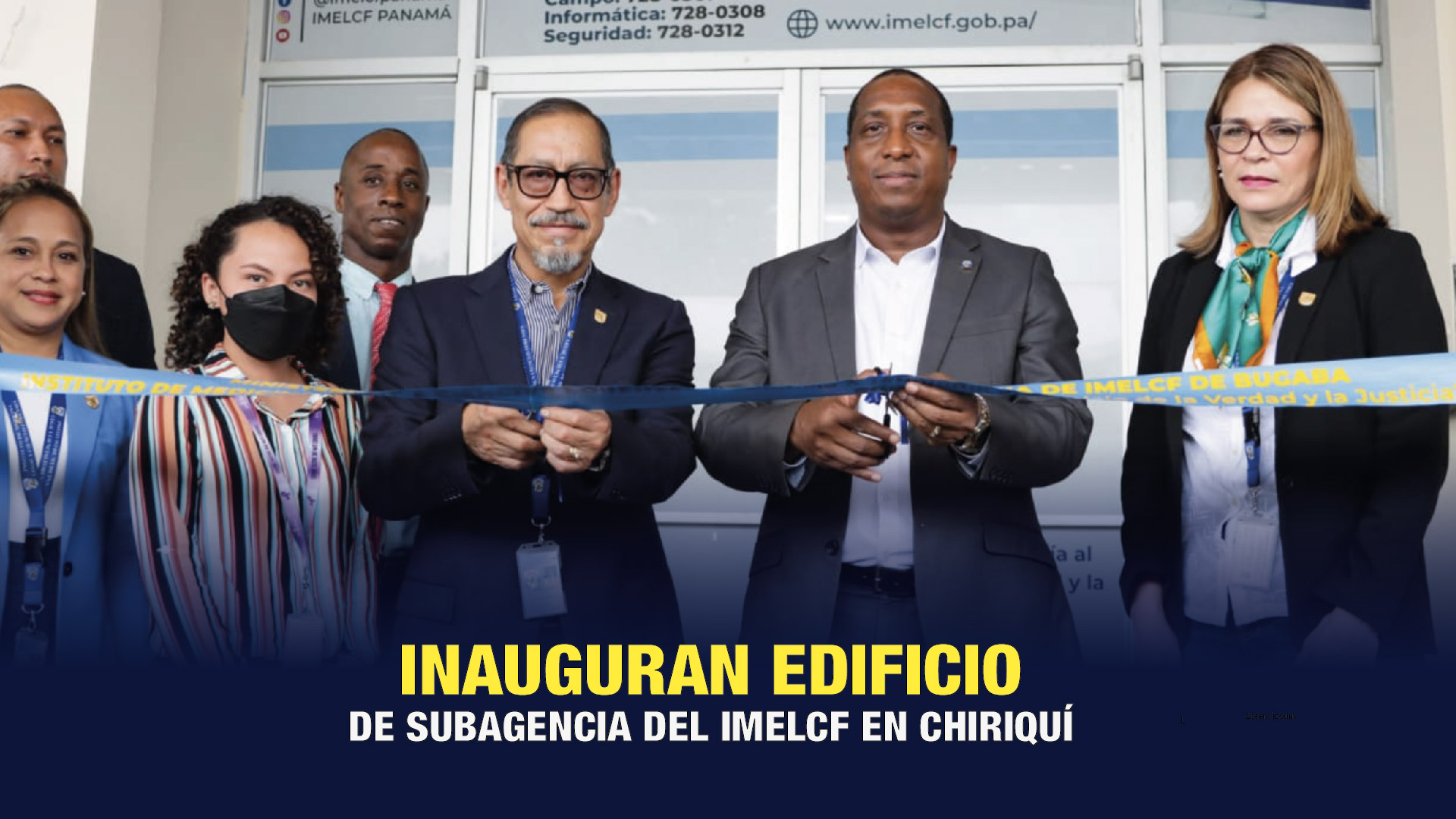 Procurador General participa de inauguración de las nuevas instalaciones de la Subregional de IMELCF en el distrito de Bugaba